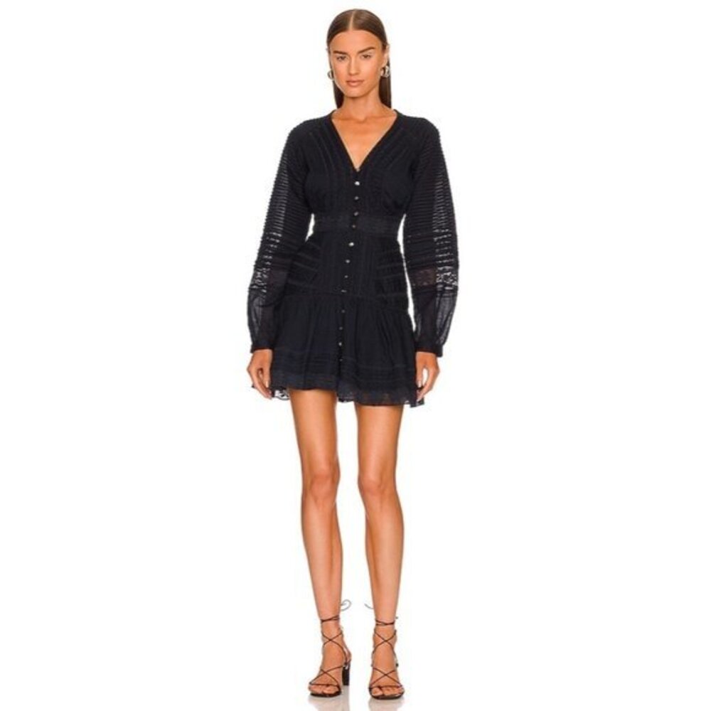 Veronica Beard Addilyn Bohemian Dress in Ink size 4